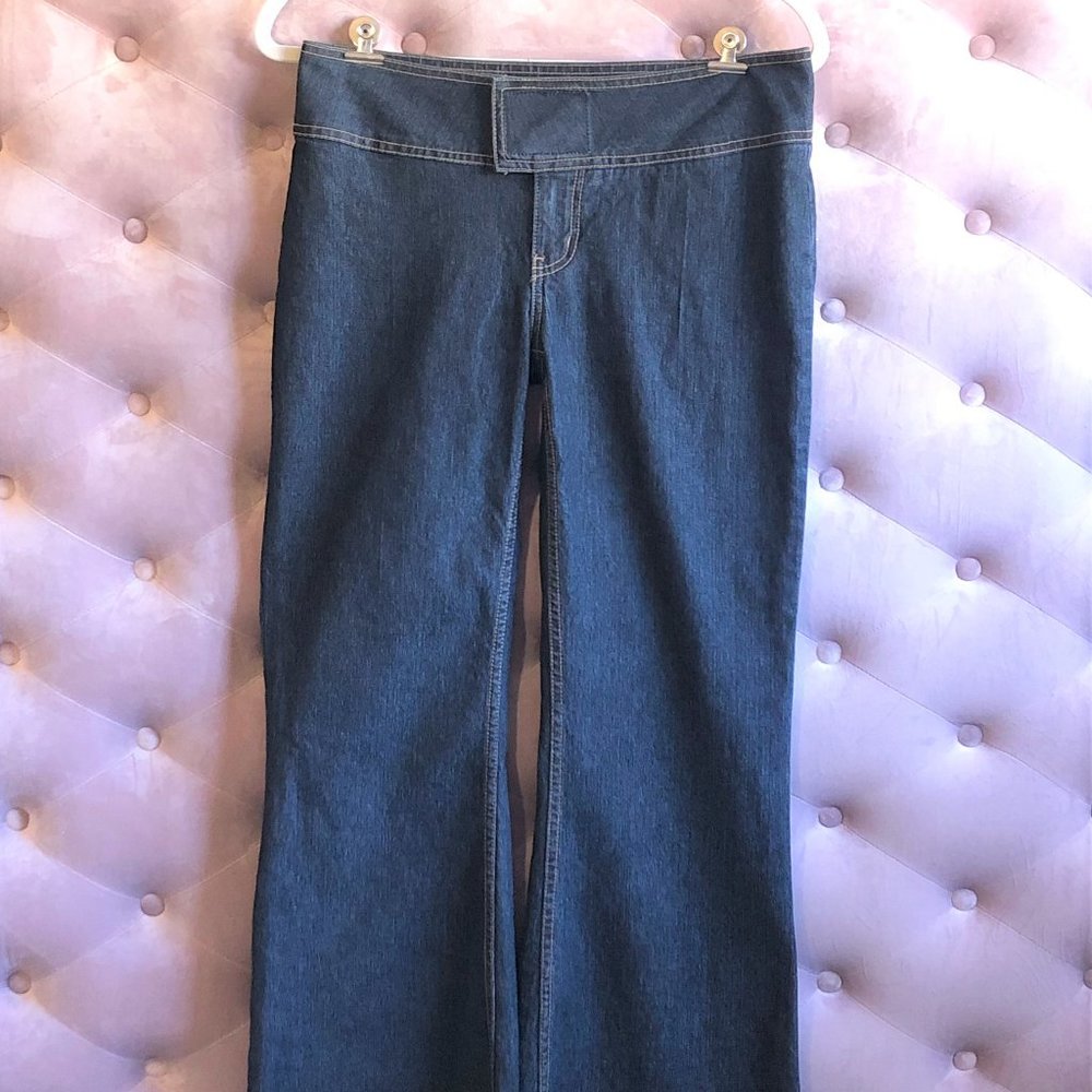 Bisou Bisou Denim Wide Leg Trouser Jean